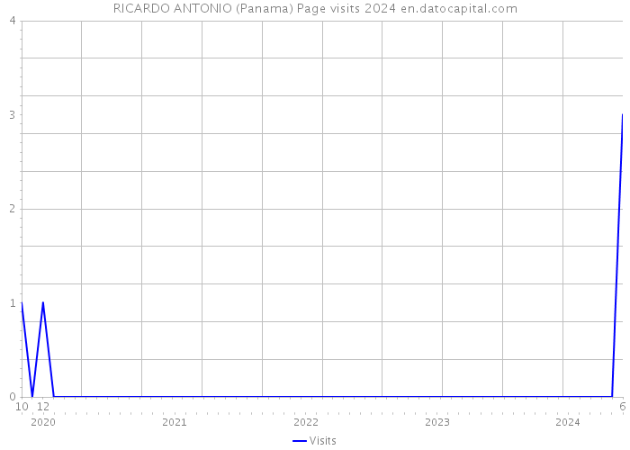 RICARDO ANTONIO (Panama) Page visits 2024 