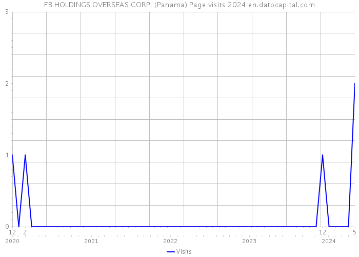 FB HOLDINGS OVERSEAS CORP. (Panama) Page visits 2024 