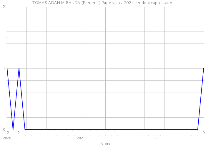 TOMAS ADAN MIRANDA (Panama) Page visits 2024 