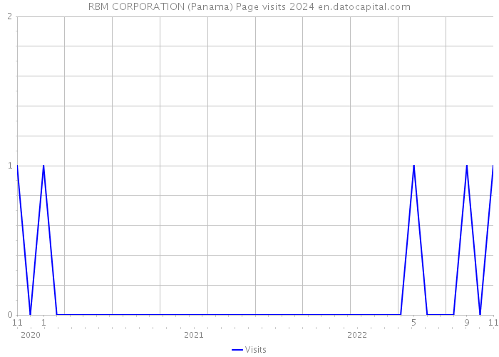 RBM CORPORATION (Panama) Page visits 2024 