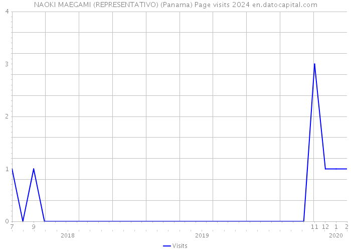 NAOKI MAEGAMI (REPRESENTATIVO) (Panama) Page visits 2024 