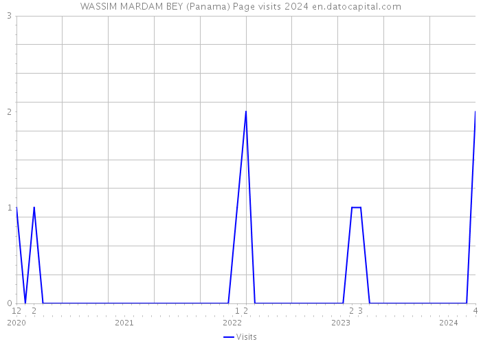 WASSIM MARDAM BEY (Panama) Page visits 2024 