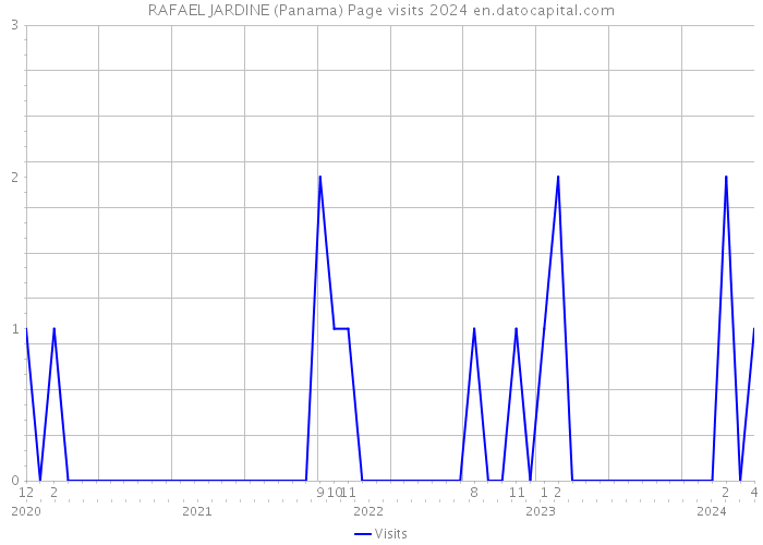 RAFAEL JARDINE (Panama) Page visits 2024 