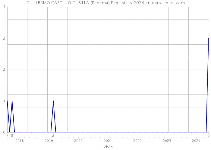 GUILLERMO CASTILLO CUBILLA (Panama) Page visits 2024 