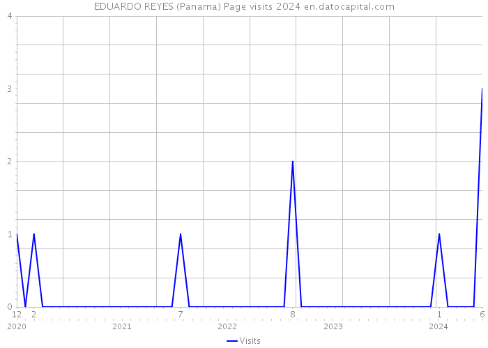 EDUARDO REYES (Panama) Page visits 2024 