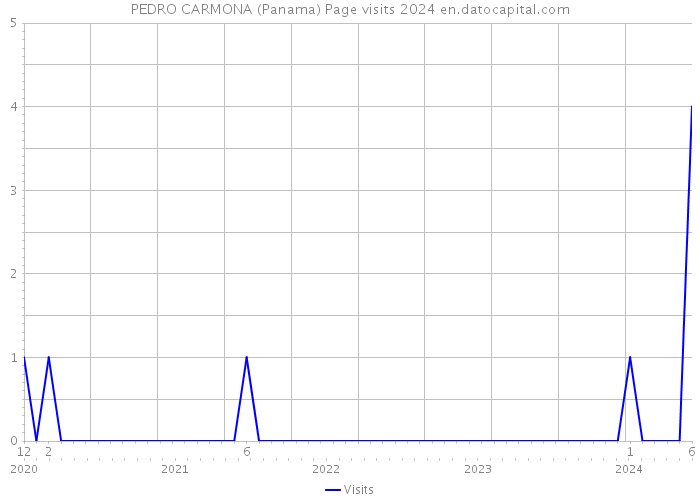 PEDRO CARMONA (Panama) Page visits 2024 