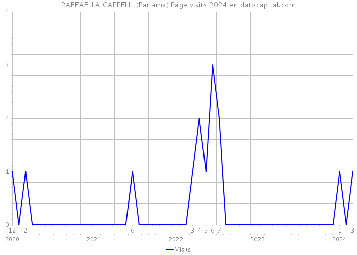 RAFFAELLA CAPPELLI (Panama) Page visits 2024 