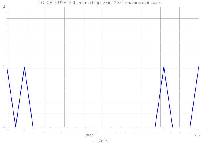 KOIICHI MUNETA (Panama) Page visits 2024 