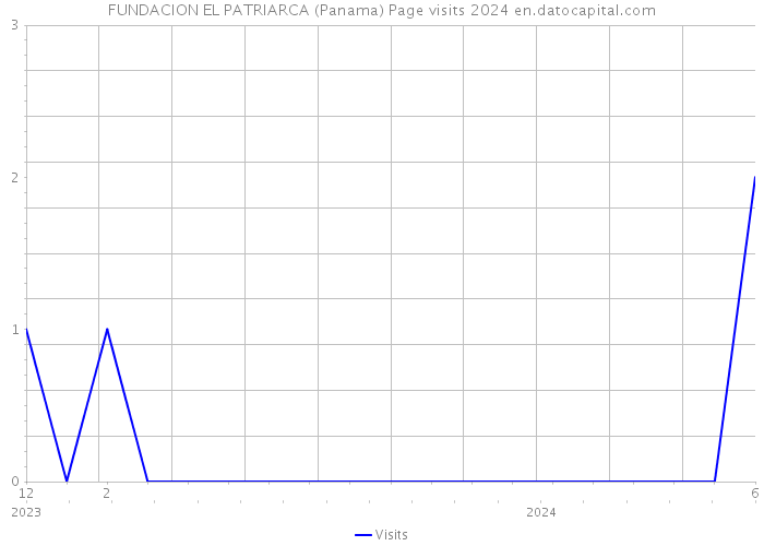 FUNDACION EL PATRIARCA (Panama) Page visits 2024 