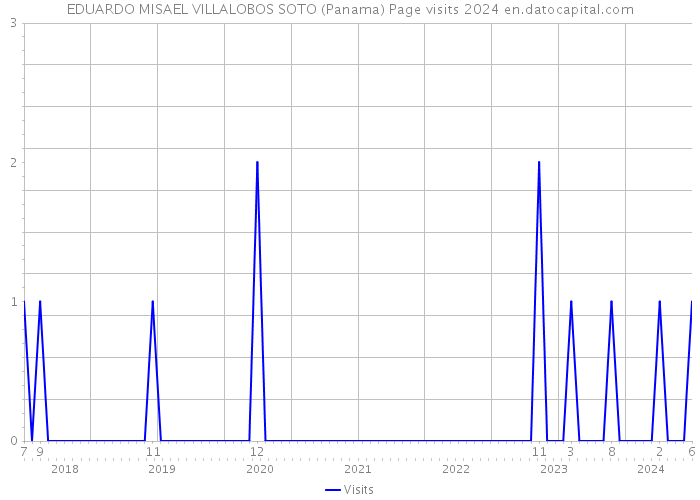 EDUARDO MISAEL VILLALOBOS SOTO (Panama) Page visits 2024 