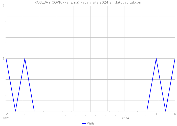ROSEBAY CORP. (Panama) Page visits 2024 