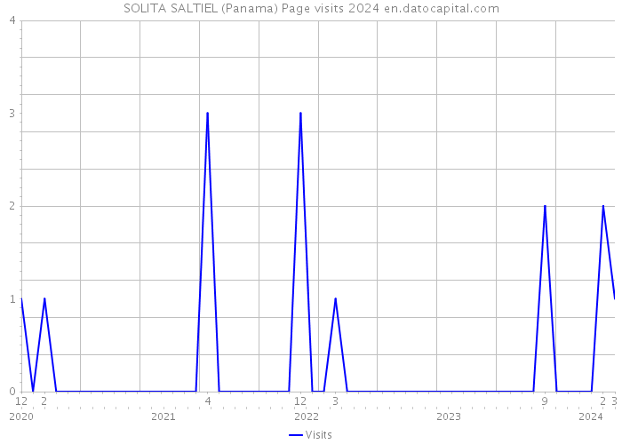 SOLITA SALTIEL (Panama) Page visits 2024 
