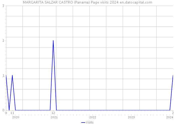 MARGARITA SALZAR CASTRO (Panama) Page visits 2024 