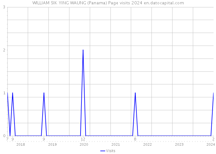 WILLIAM SIK YING WAUNG (Panama) Page visits 2024 