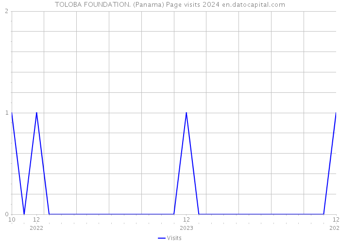 TOLOBA FOUNDATION. (Panama) Page visits 2024 