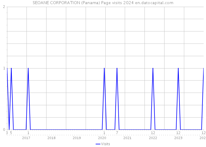 SEOANE CORPORATION (Panama) Page visits 2024 