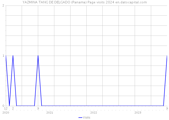 YAZMINA TANG DE DELGADO (Panama) Page visits 2024 