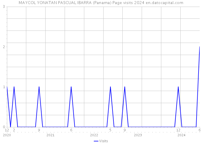 MAYCOL YONATAN PASCUAL IBARRA (Panama) Page visits 2024 