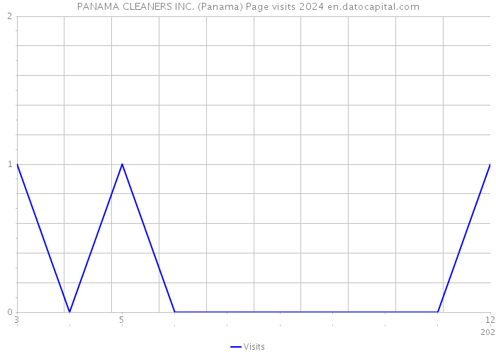 PANAMA CLEANERS INC. (Panama) Page visits 2024 