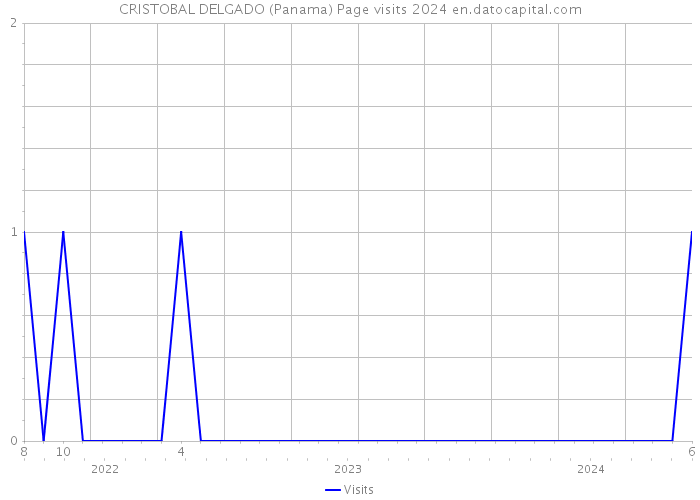 CRISTOBAL DELGADO (Panama) Page visits 2024 