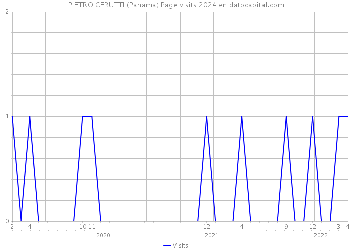 PIETRO CERUTTI (Panama) Page visits 2024 