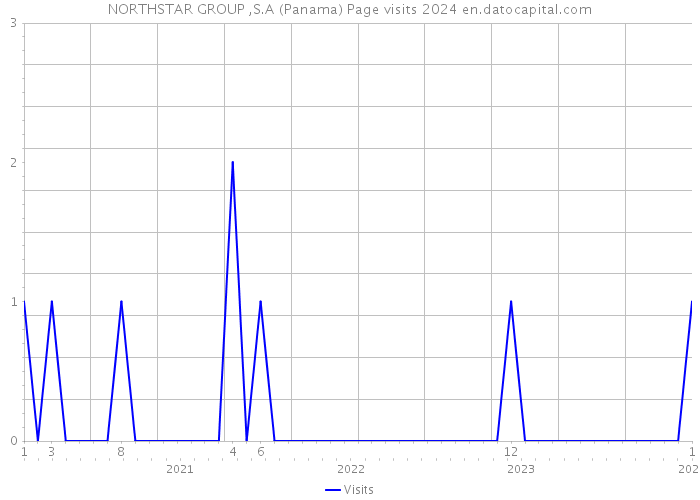 NORTHSTAR GROUP ,S.A (Panama) Page visits 2024 