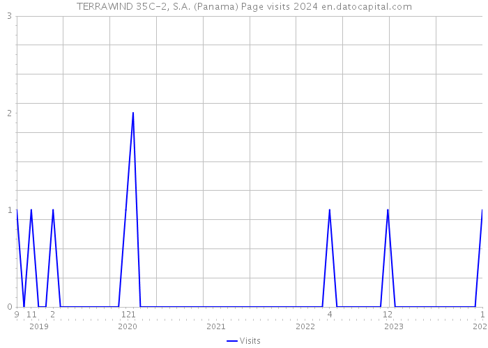 TERRAWIND 35C-2, S.A. (Panama) Page visits 2024 