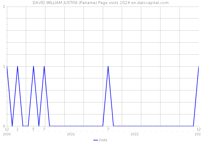 DAVID WILLIAM JUSTINI (Panama) Page visits 2024 