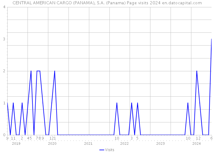 CENTRAL AMERICAN CARGO (PANAMA), S.A. (Panama) Page visits 2024 