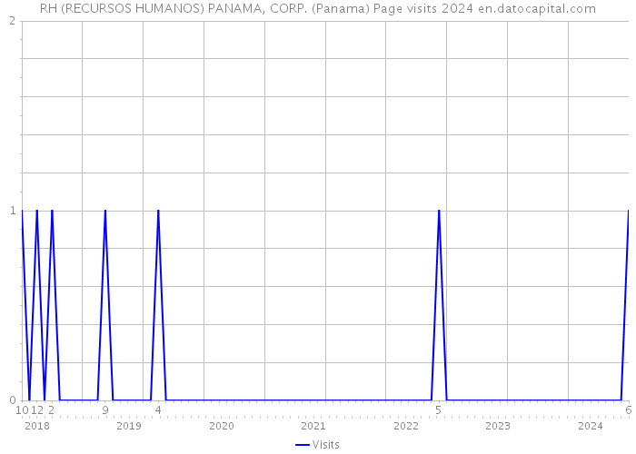 RH (RECURSOS HUMANOS) PANAMA, CORP. (Panama) Page visits 2024 