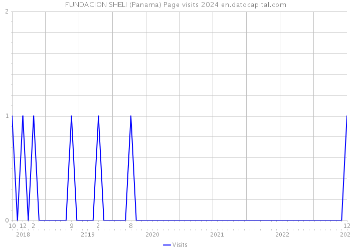 FUNDACION SHELI (Panama) Page visits 2024 