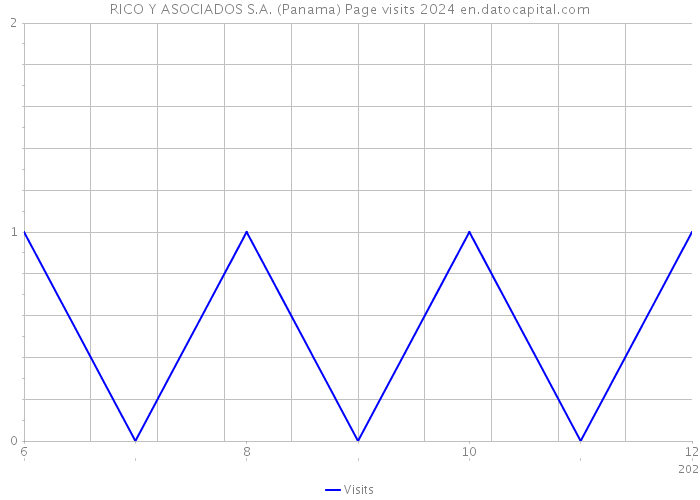 RICO Y ASOCIADOS S.A. (Panama) Page visits 2024 