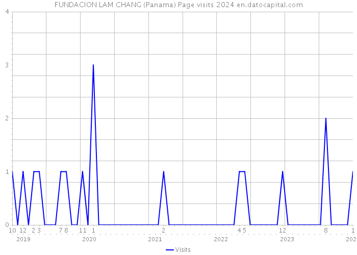 FUNDACION LAM CHANG (Panama) Page visits 2024 