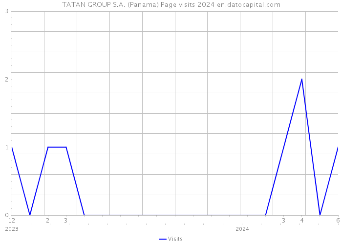 TATAN GROUP S.A. (Panama) Page visits 2024 
