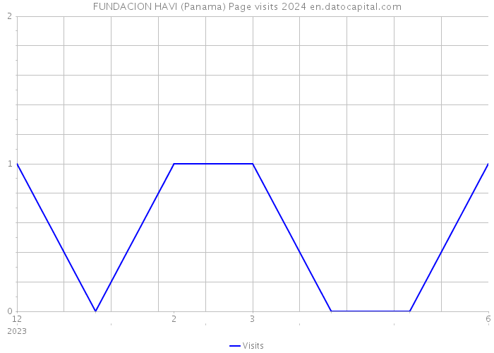 FUNDACION HAVI (Panama) Page visits 2024 