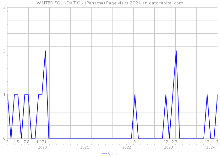 WINTER FOUNDATION (Panama) Page visits 2024 