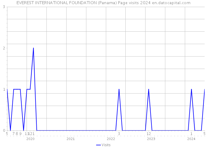 EVEREST INTERNATIONAL FOUNDATION (Panama) Page visits 2024 