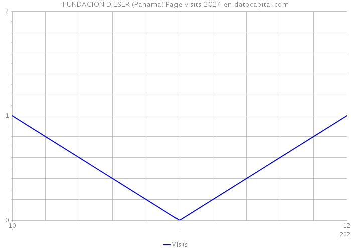 FUNDACION DIESER (Panama) Page visits 2024 