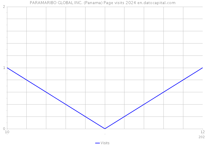 PARAMARIBO GLOBAL INC. (Panama) Page visits 2024 
