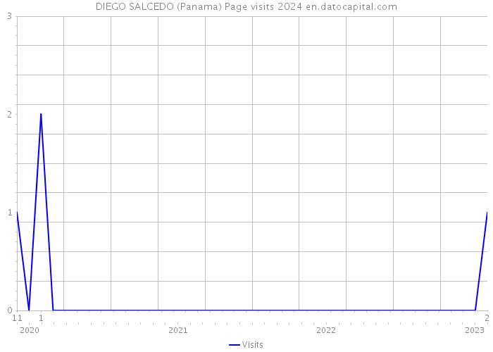 DIEGO SALCEDO (Panama) Page visits 2024 