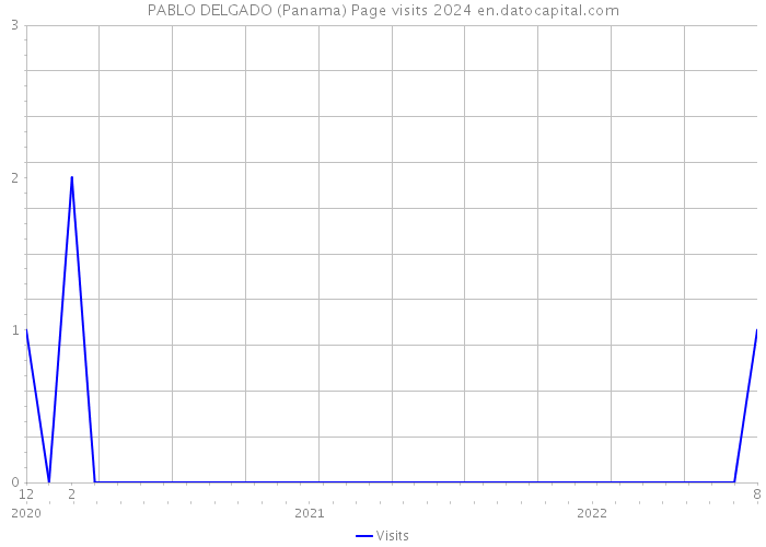 PABLO DELGADO (Panama) Page visits 2024 