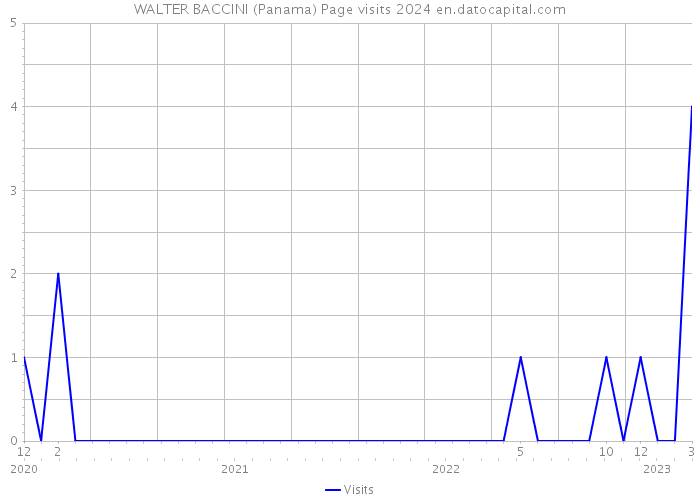 WALTER BACCINI (Panama) Page visits 2024 