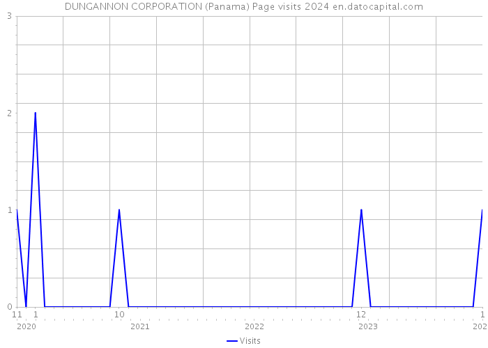 DUNGANNON CORPORATION (Panama) Page visits 2024 