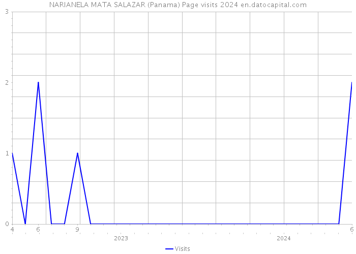 NARIANELA MATA SALAZAR (Panama) Page visits 2024 