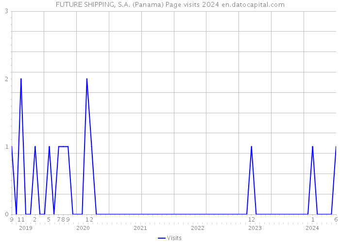 FUTURE SHIPPING, S.A. (Panama) Page visits 2024 