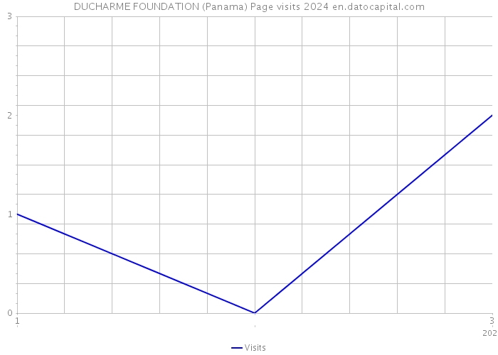 DUCHARME FOUNDATION (Panama) Page visits 2024 