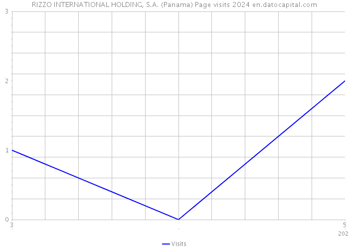 RIZZO INTERNATIONAL HOLDING, S.A. (Panama) Page visits 2024 