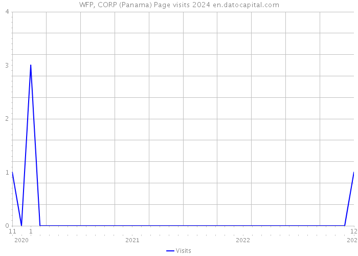 WFP, CORP (Panama) Page visits 2024 