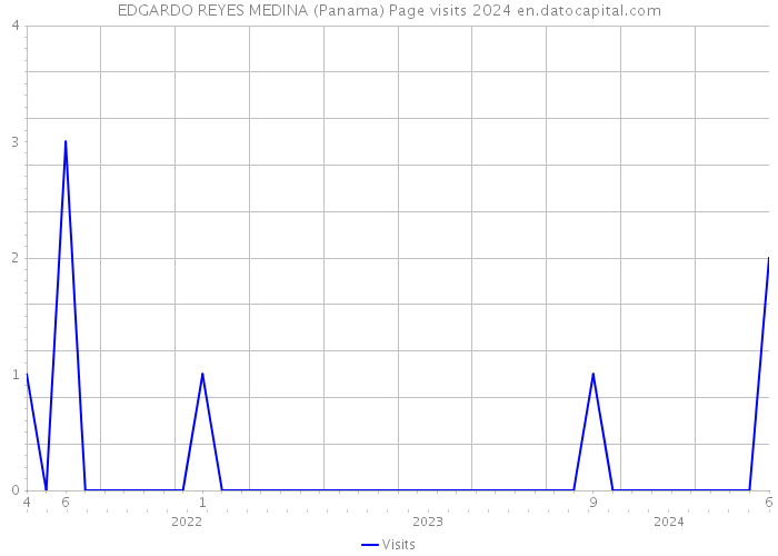 EDGARDO REYES MEDINA (Panama) Page visits 2024 