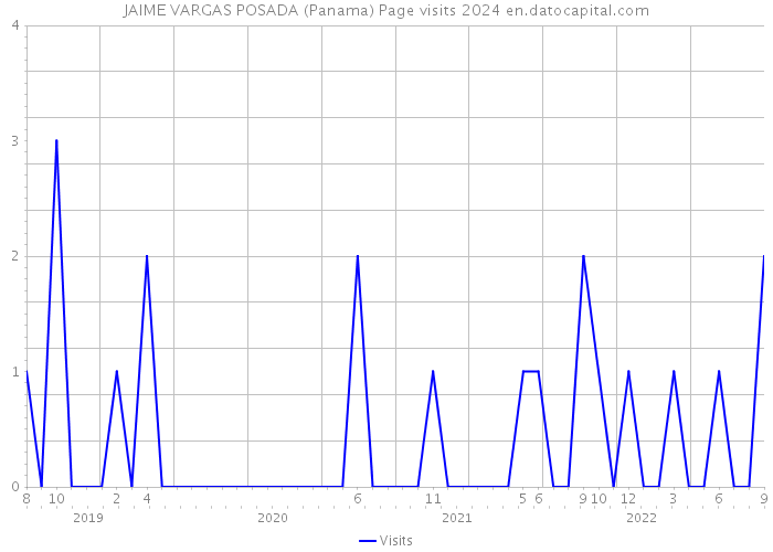 JAIME VARGAS POSADA (Panama) Page visits 2024 